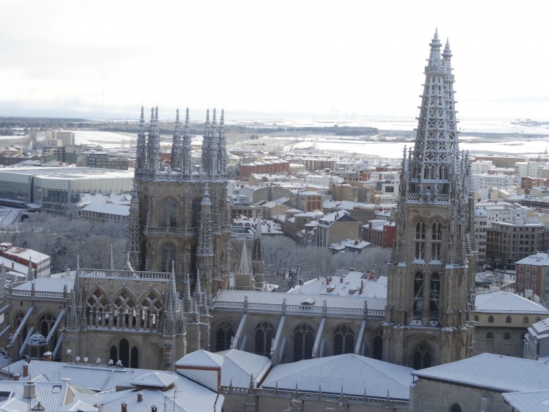 Catedral, Burgos y la nieve