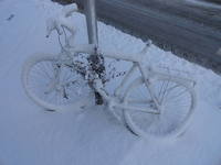 Bicicleta nevada